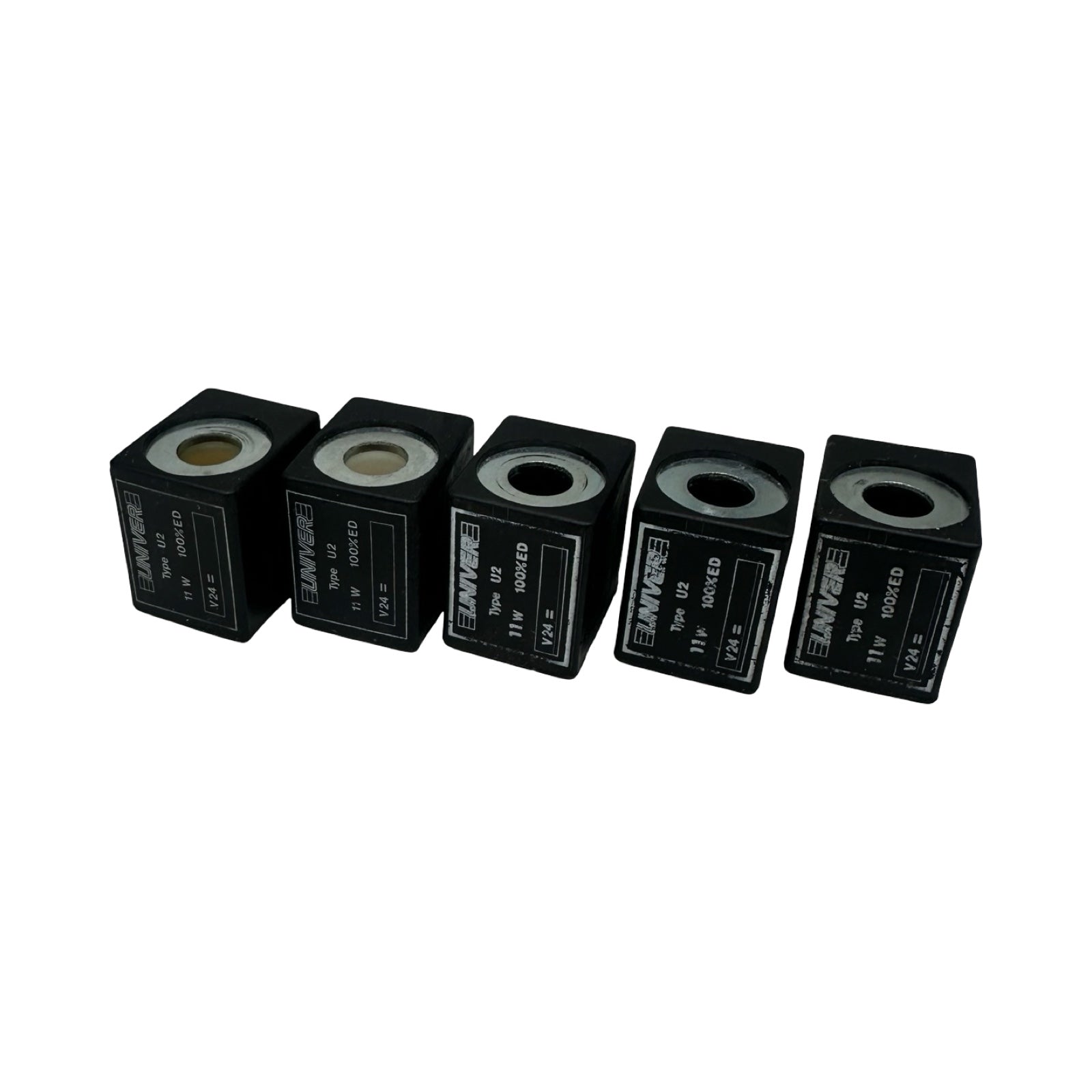 5x Univer U2 Magnetspule 24V DC 11W Ventilspule Pneumatik Spule