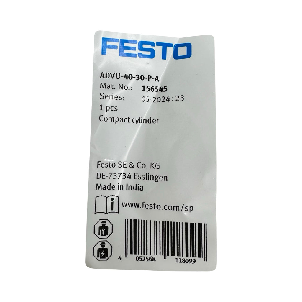 Festo ADVU-40-30-P-A Kompaktzylinder Pneumatikzylinder 40mm Hub 30mm