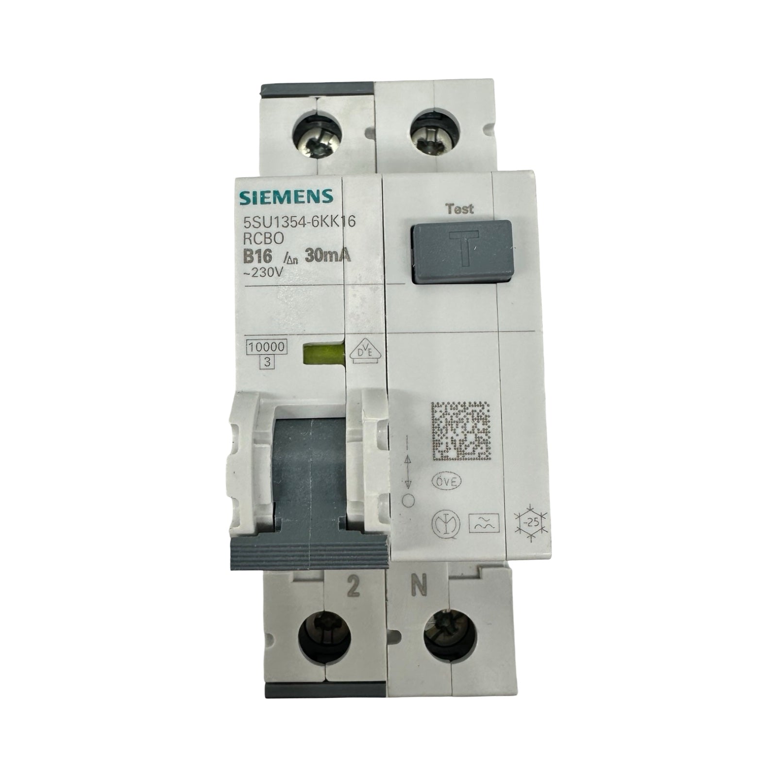 5x Siemens 5SU1354-6KK16 RCBO FI/LS B16 30mA 230V Leitungsschutzschalter 5x