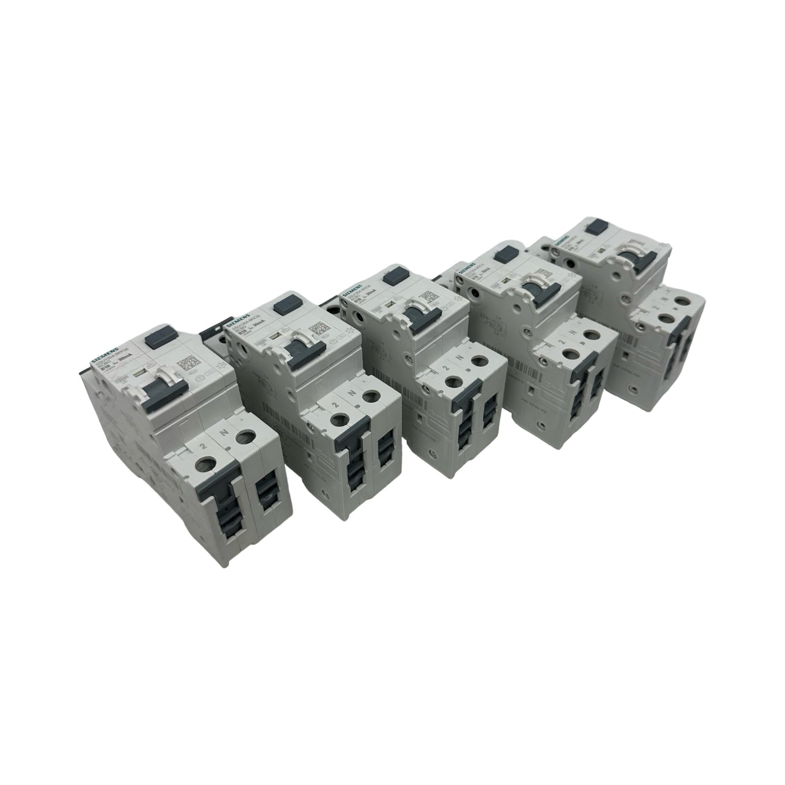 5x Siemens 5SU1354-6KK16 RCBO FI/LS B16 30mA 230V Leitungsschutzschalter 5x