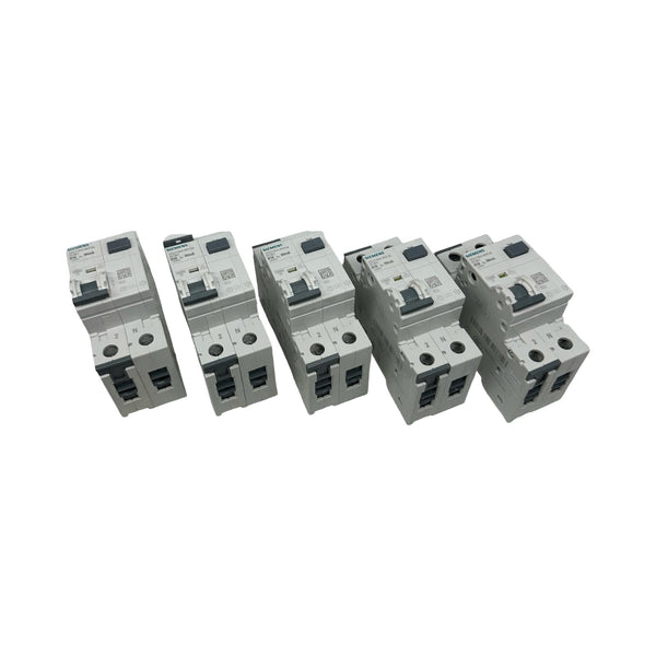 5x Siemens 5SU1354-6KK16 RCBO FI/LS B16 30mA 230V Leitungsschutzschalter 5x
