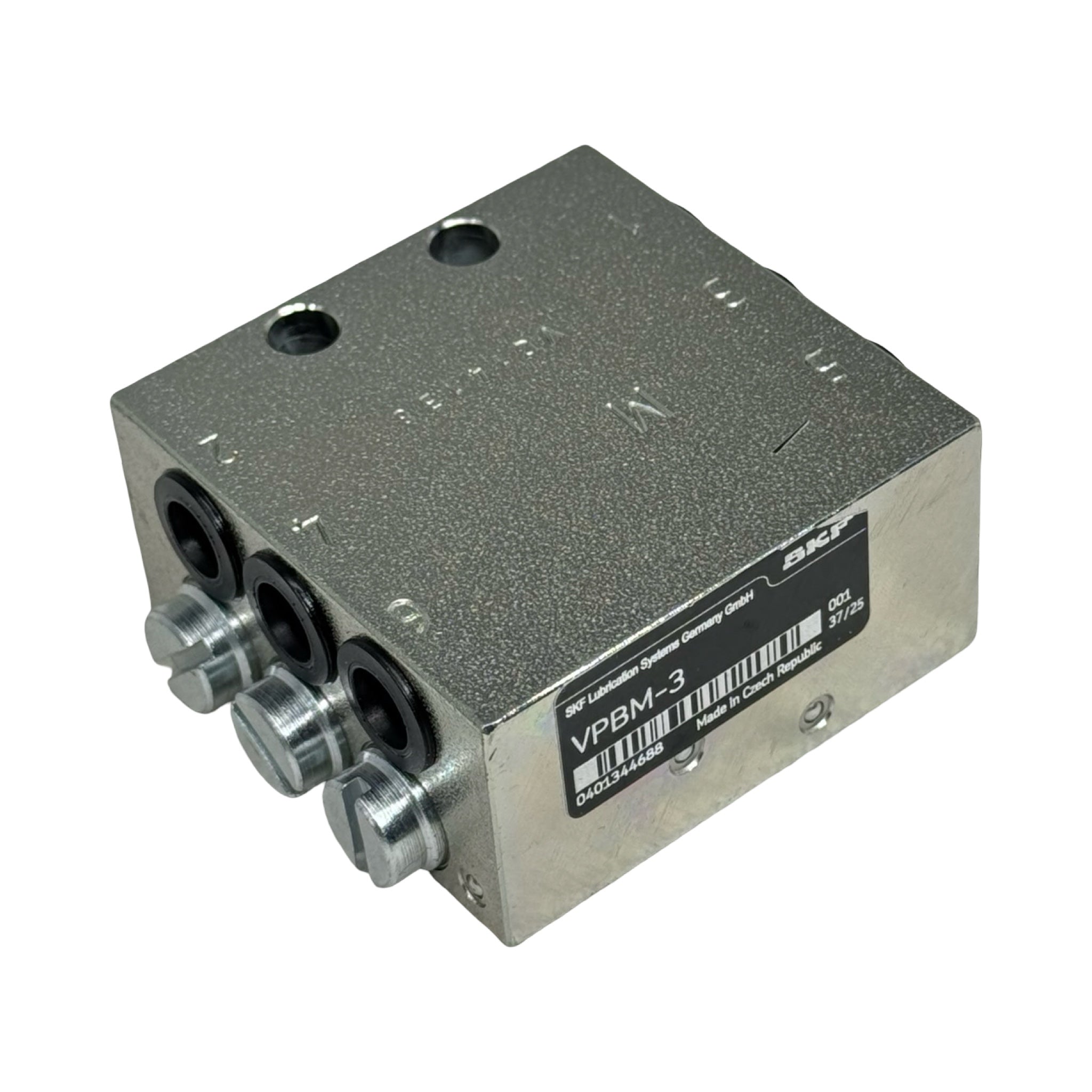SKF VPBM-3 Progressivverteiler Zentralschmierung Schmierverteiler M10x1 Block