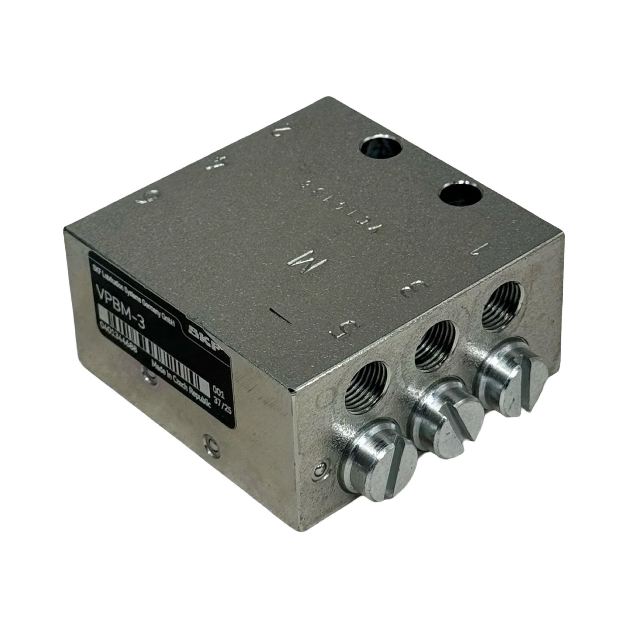 SKF VPBM-3 Progressivverteiler Zentralschmierung Schmierverteiler M10x1 Block