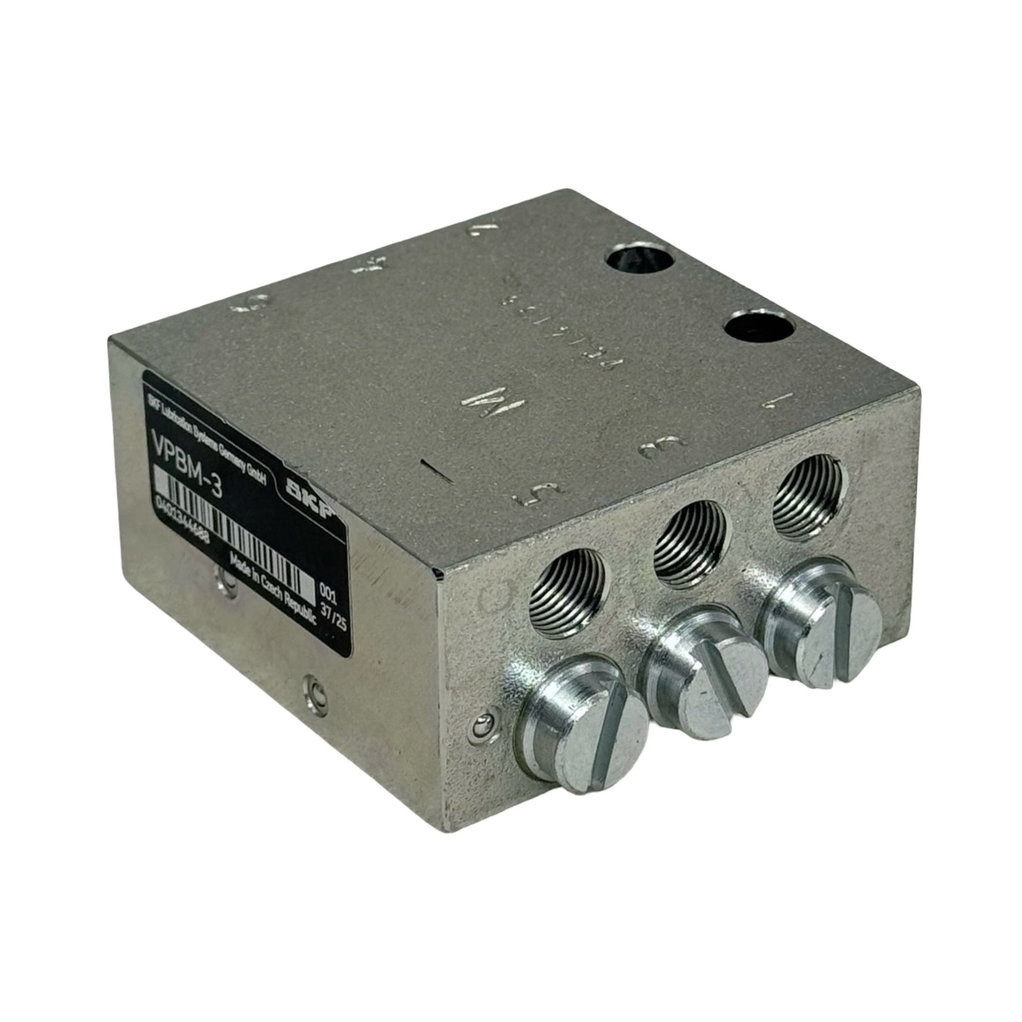 SKF VPBM-3 Progressivverteiler Zentralschmierung Schmierverteiler M10x1 Block