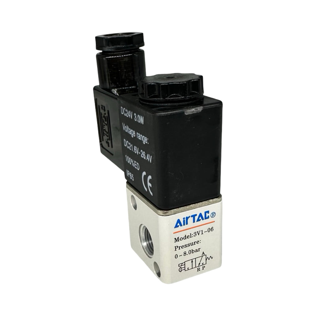 AIRTAC 3V106BG Magnetventil 24V DC Pneumatik Ventil G Anschluss IP65