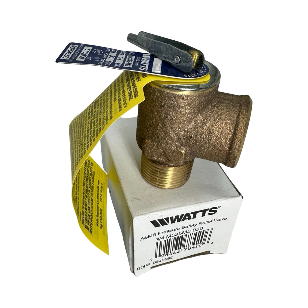 Watts M335-M2 Sicherheitsventil 3/4 Zoll 30 PSI ASME Pressure Relief