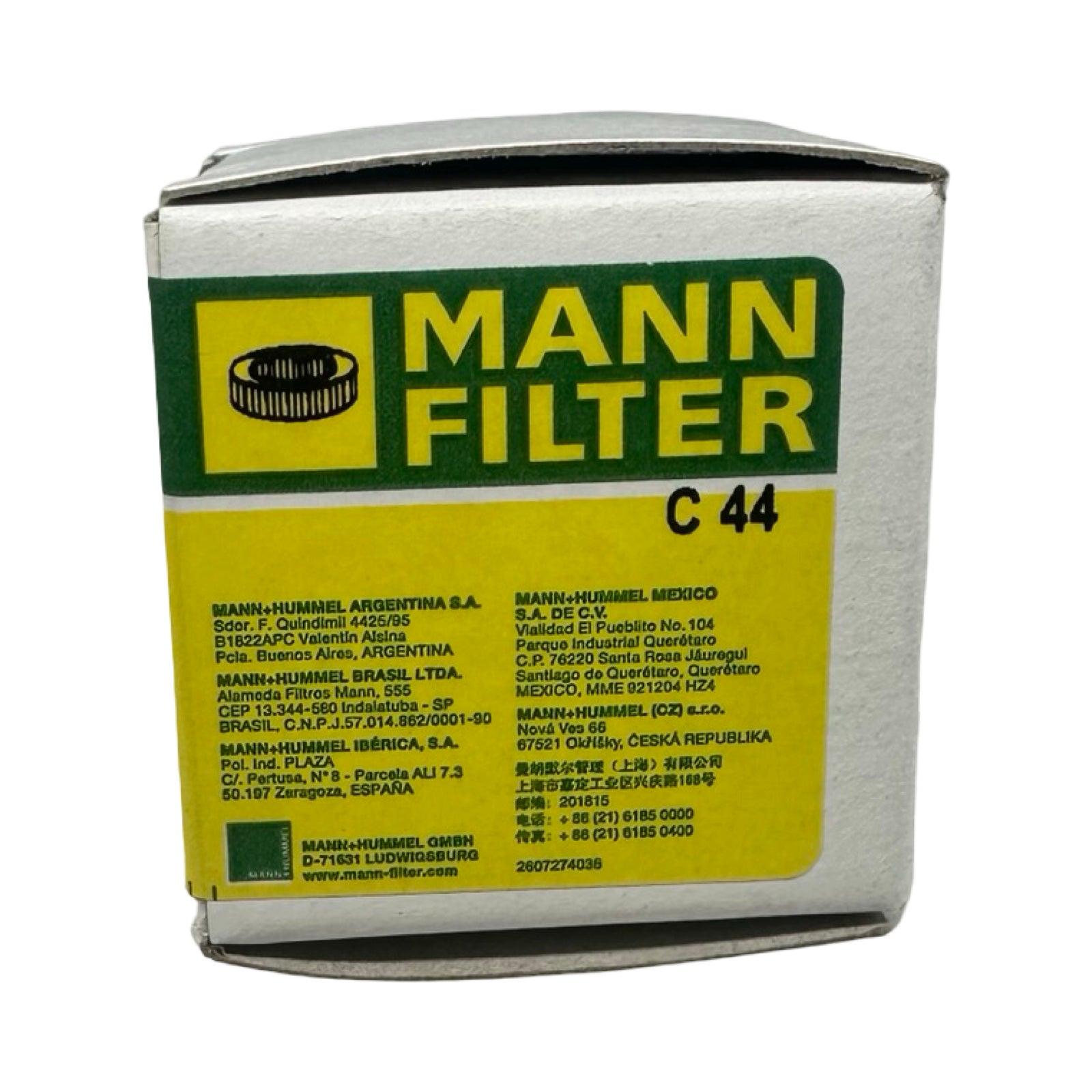 2x MANN FILTER C44 Kraftstofffilter Einsatz Benzin Diesel Filterpatrone