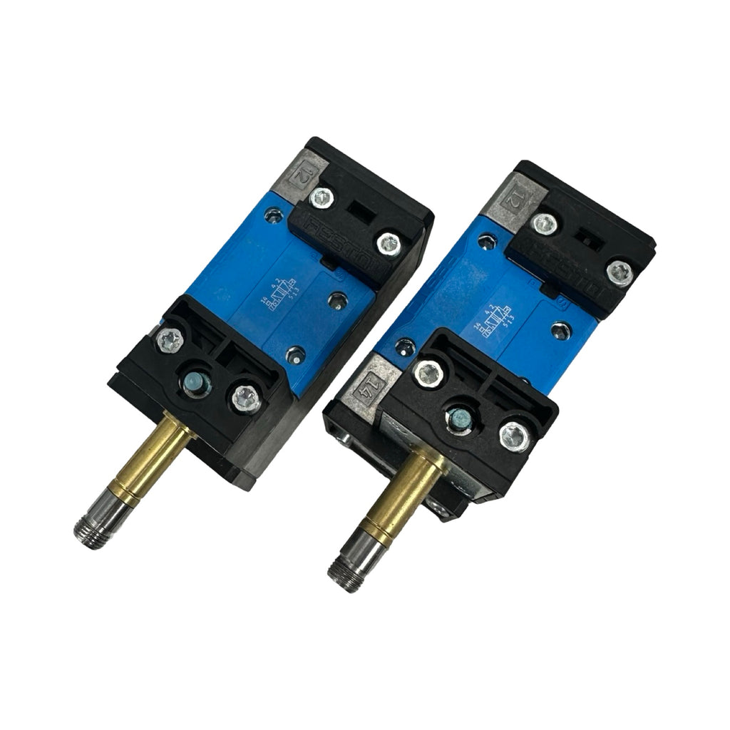 2x Festo MFH-5/2-D-1-C Magnetventil 5/2 Wege Pneumatik 150981 Ventil 2x