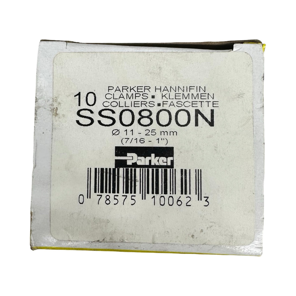 70x Parker SS0800N Schlauchschelle 11-25mm Edelstahl Schlauchklemme