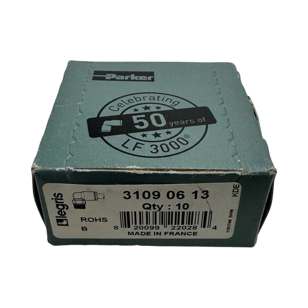10x Legris 31090613 Winkel Steckverschraubung Pneumatik 90° Fitting