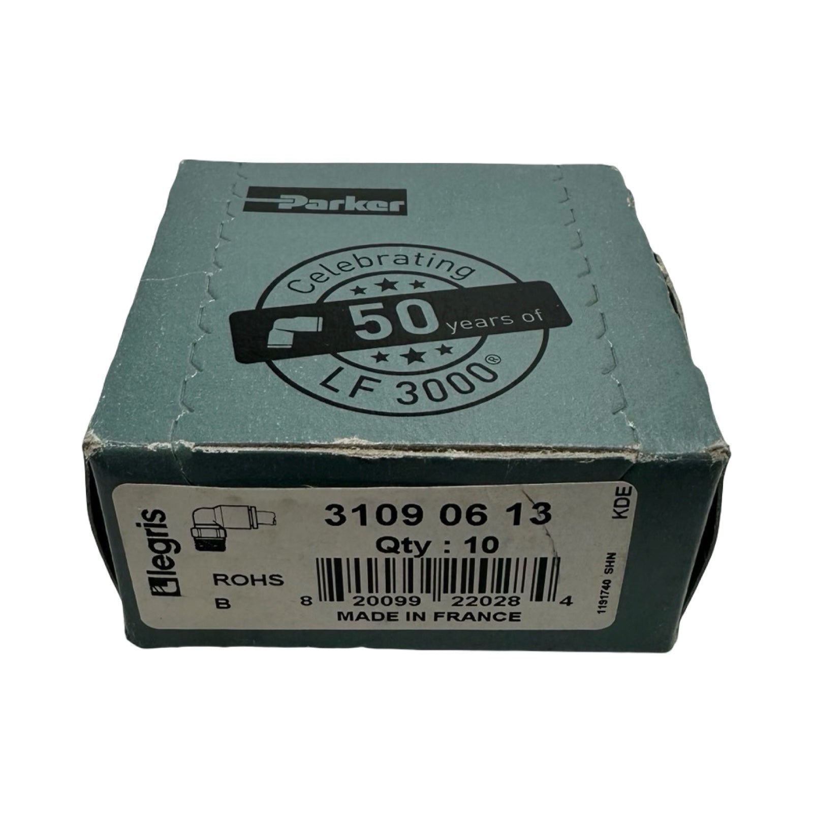 10x Legris 31090613 Winkel Steckverschraubung Pneumatik 90° Fitting