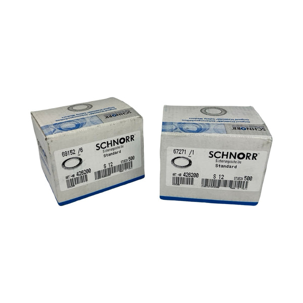1000x Schnorr Sicherungsscheiben S12 426200 1000 Stk Sicherungsscheiben Set