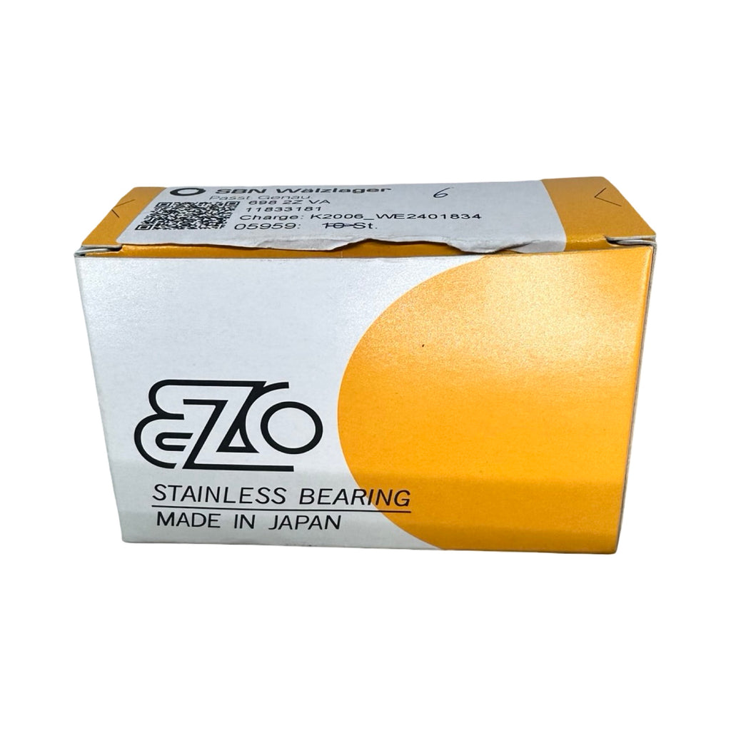6x EZO 698 ZZ VA Edelstahl Kugellager rostfrei Rillenkugellager SBN