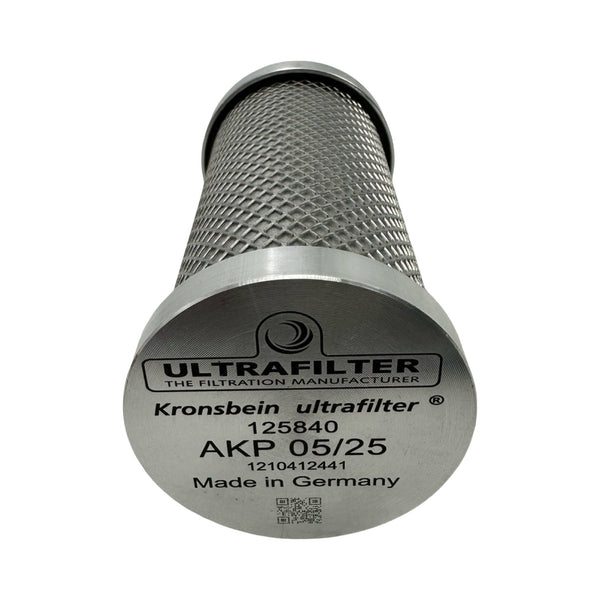 Ultrafilter AKP 05/25 Filterelement 125840 Druckluft Aktivkohle