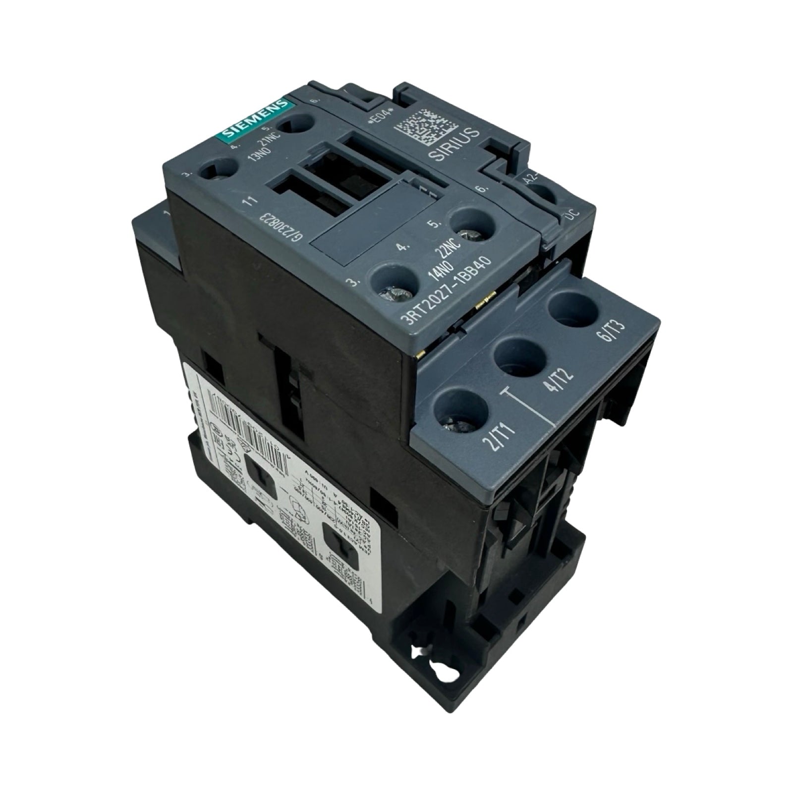 Siemens SIRIUS 3RT2027-1BB40 Leistungsschütz 24V DC 3-polig 12,5kW