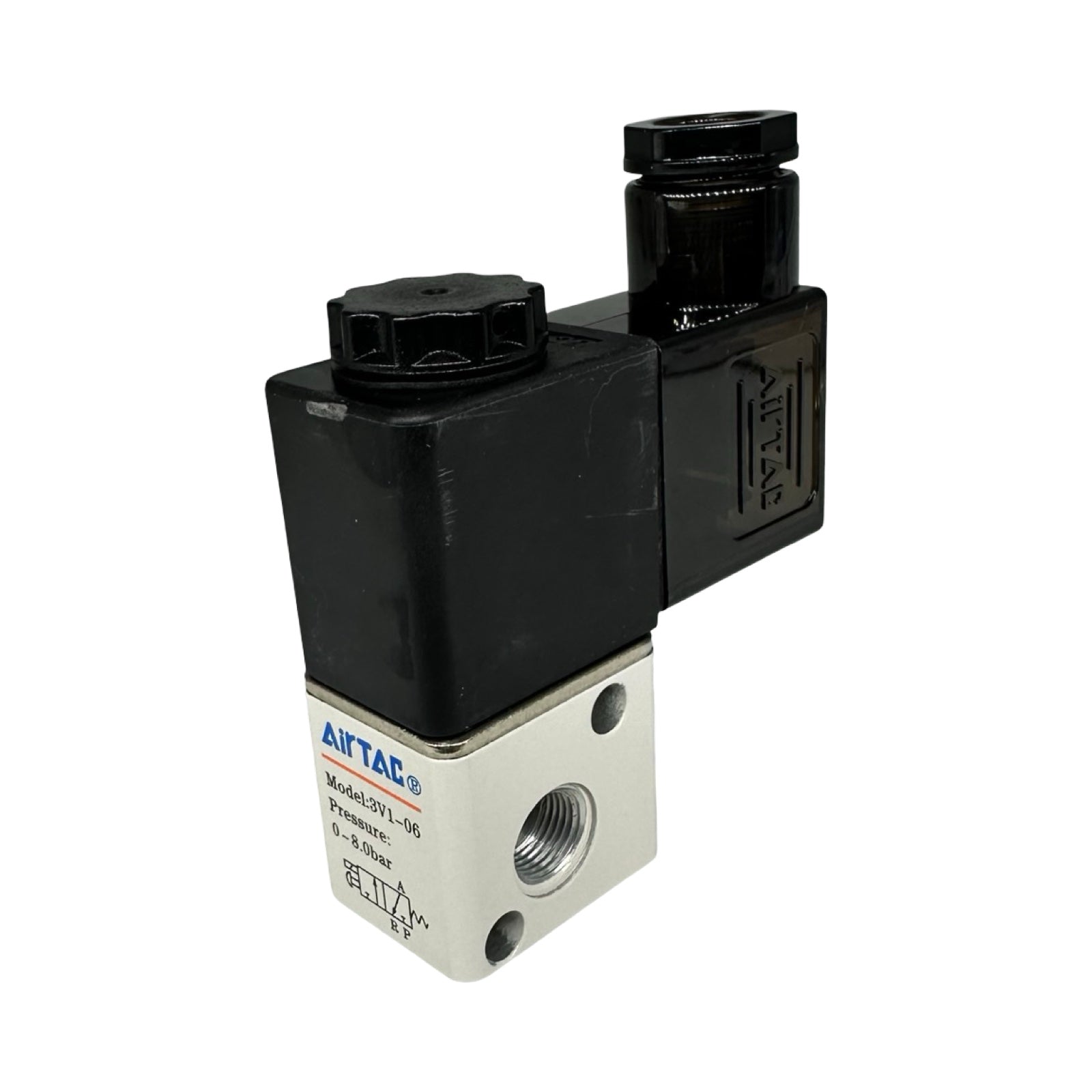 AIRTAC 3V106BG Magnetventil 24V DC Pneumatik Ventil G Anschluss IP65
