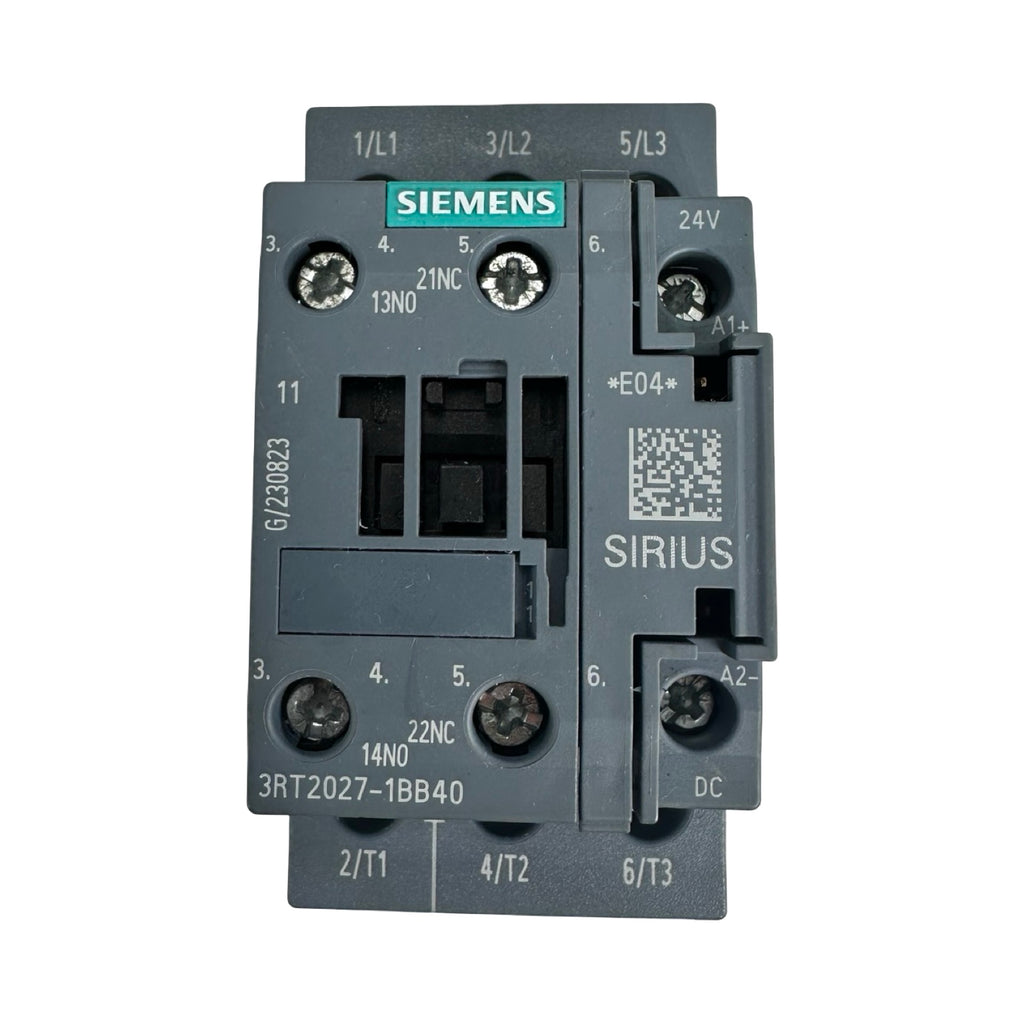 Siemens SIRIUS 3RT2027-1BB40 Leistungsschütz 24V DC 3-polig 12,5kW