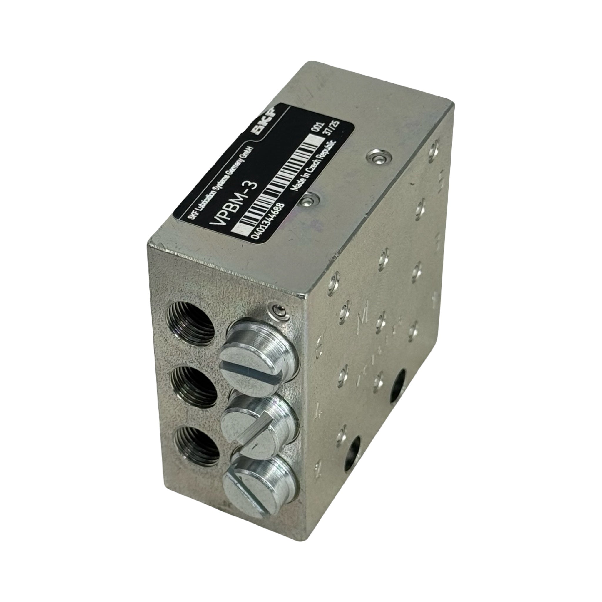 SKF VPBM-3 Progressivverteiler Zentralschmierung Schmierverteiler M10x1 Block