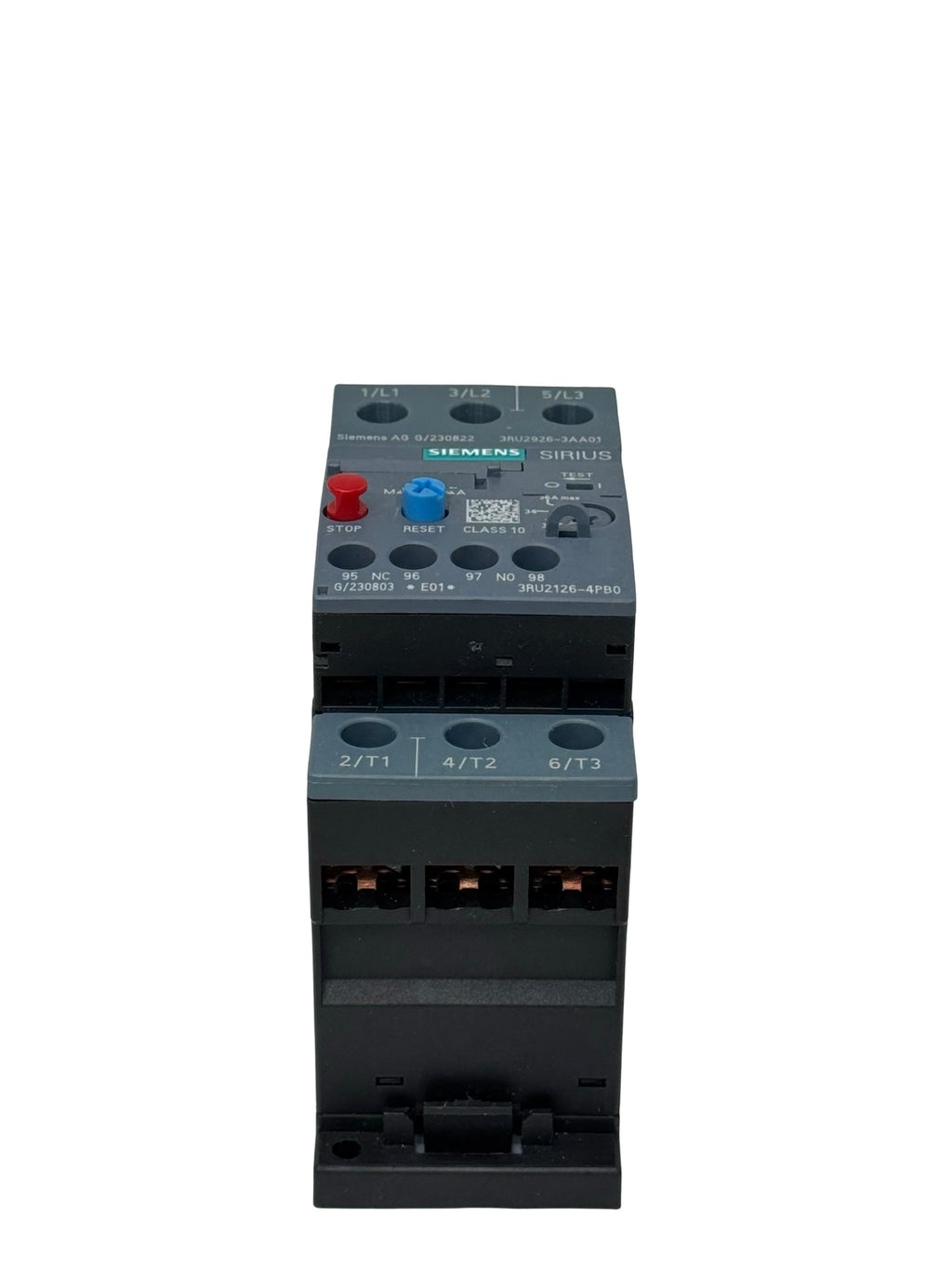 Siemens 3RU2126-4PB0 Motorschutzrelais 4-6,3A SIRIUS Überlastrelais