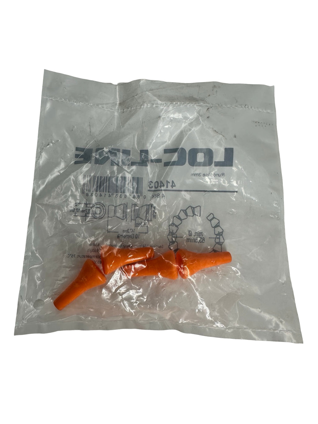4x Loc-Line 41403 Runddüse 3mm 1/4” Kühlschlauch Düse 4 Stück Set