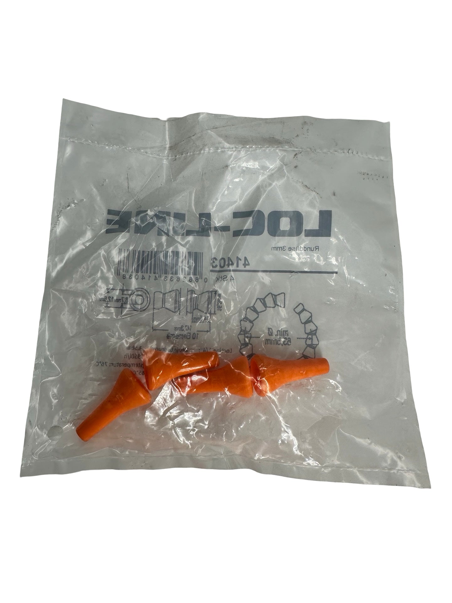 4x Loc-Line 41403 Runddüse 3mm 1/4” Kühlschlauch Düse 4 Stück Set