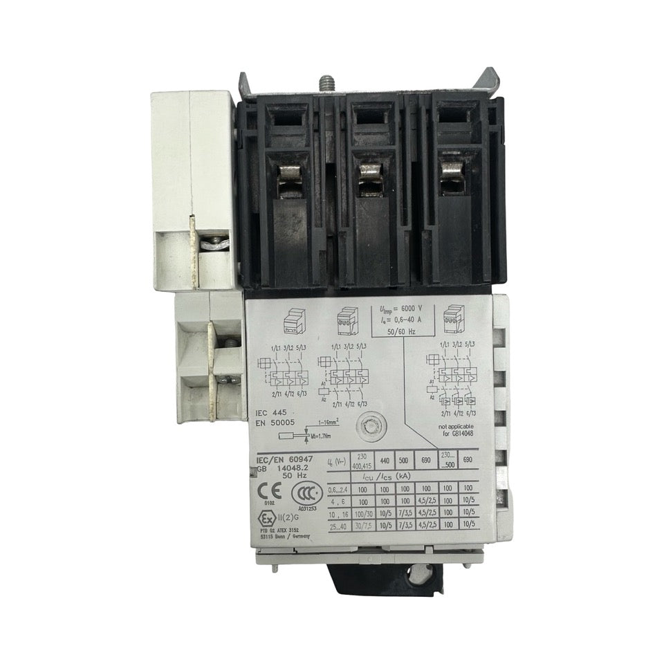 Moeller PKZ2 ZM-25 Motorschutzschalter 25A Leistungsschalter S-PKZ2