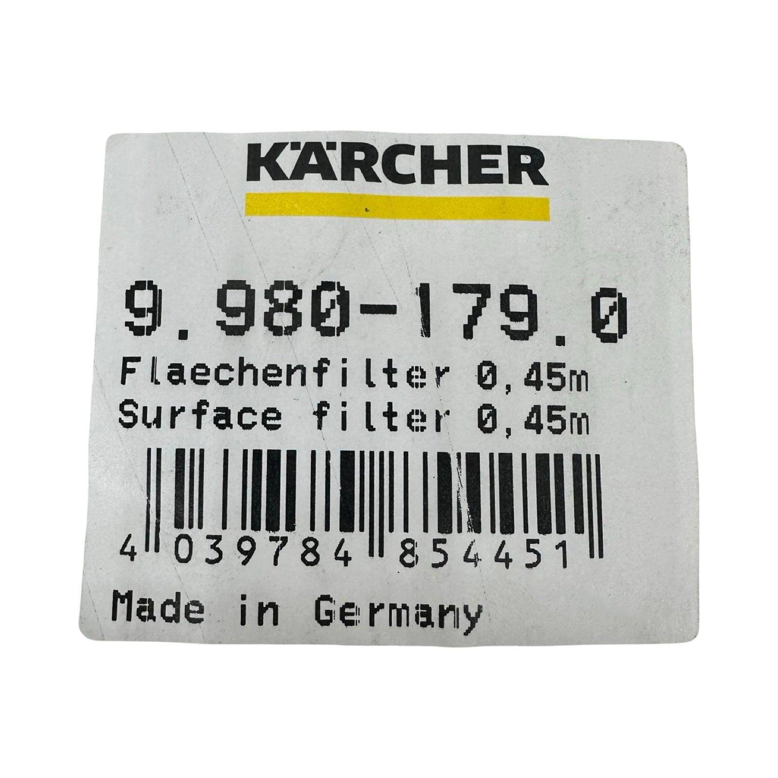 Kärcher Flächenfilter 0,45m 9.980-179.0 Oberflächenfilter Industrie