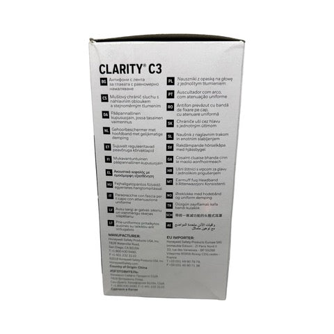 Honeywell Clarity C3 Gehörschutz Kapselgehörschutz SNR 33dB Kopfbügel