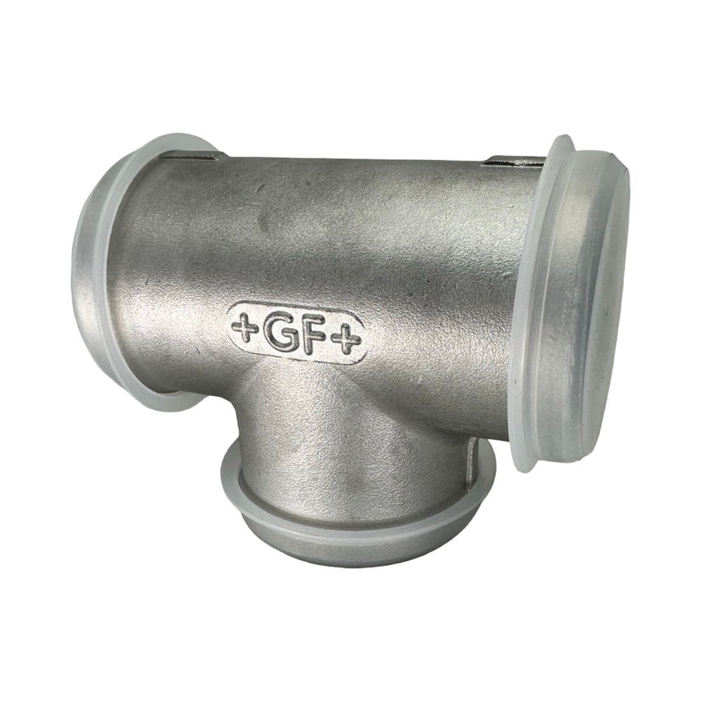 T-Stück Edelstahl 1 1/2 Zoll 316 VA Rohrfitting T-Form DIN 7716