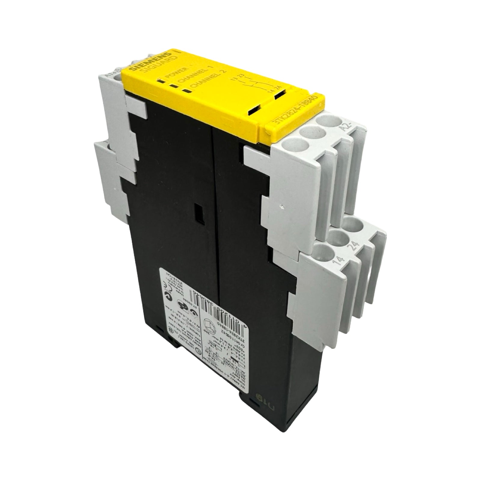 2x Siemens Siguard 3TK2824-1BB40 Sicherheitsrelais 24V DC Not-Aus Relais
