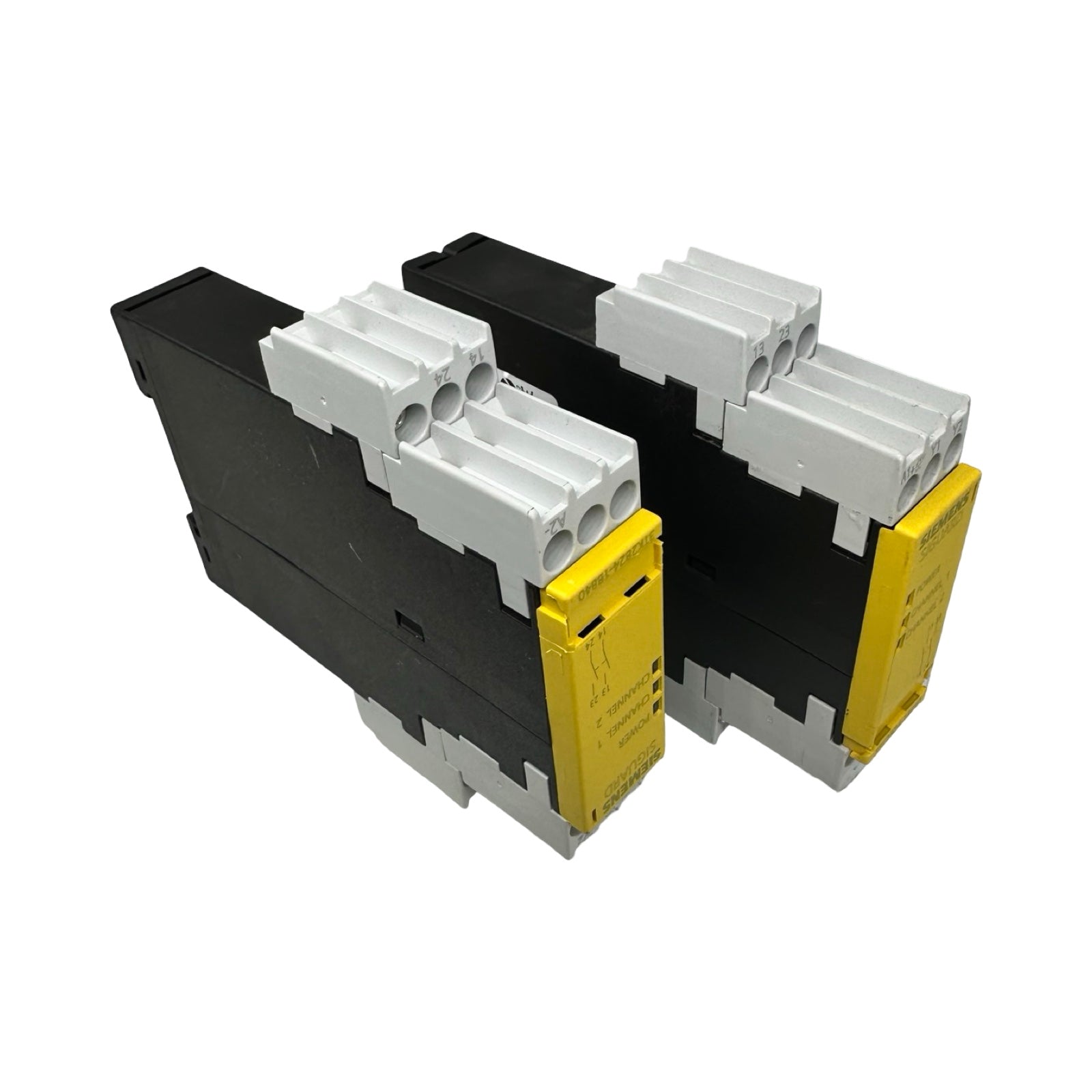 2x Siemens Siguard 3TK2824-1BB40 Sicherheitsrelais 24V DC Not-Aus Relais