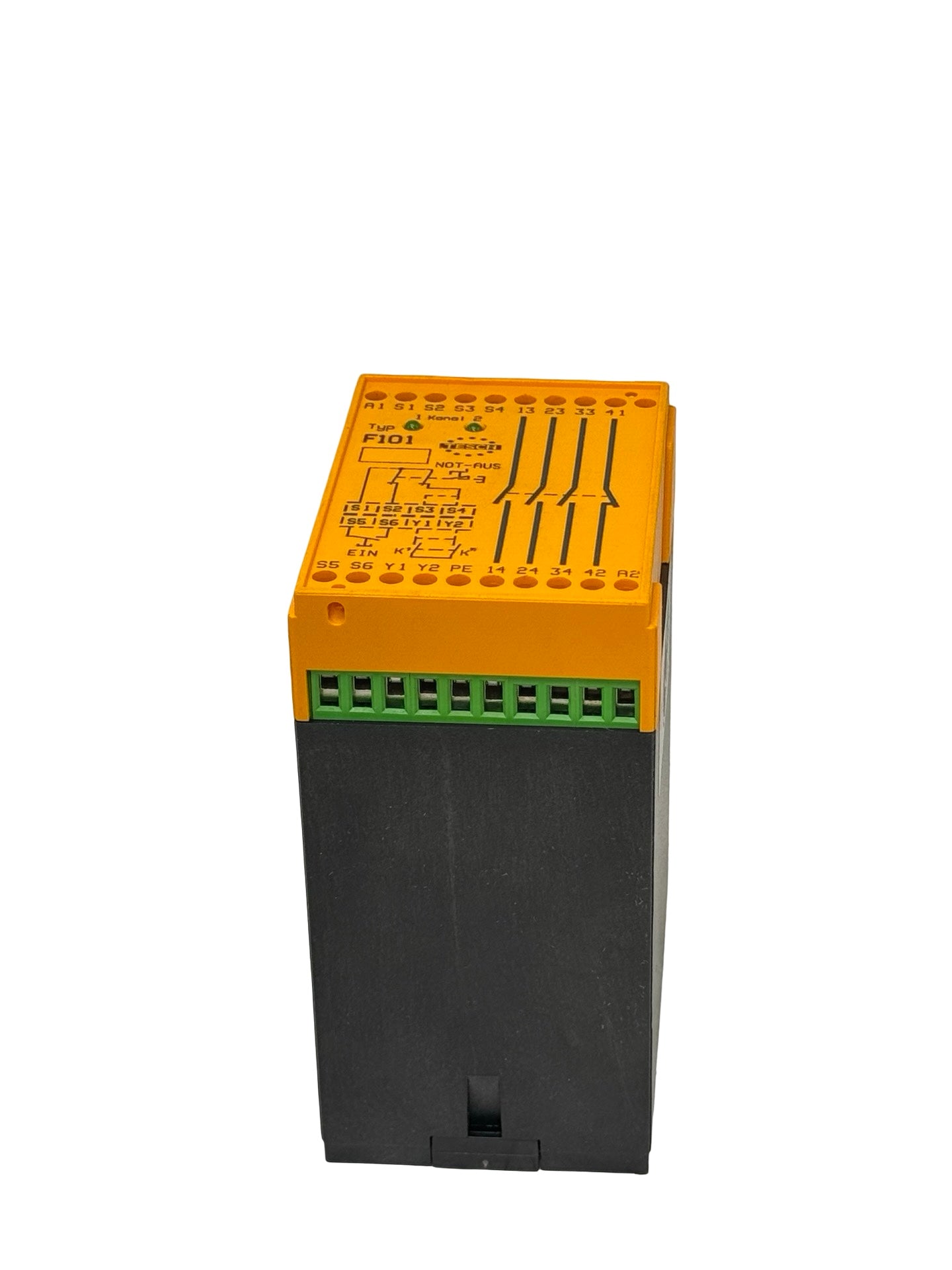 TESCH F101 Sicherheitsrelais Not-Aus Modul 24VAC/DC 250V 5A