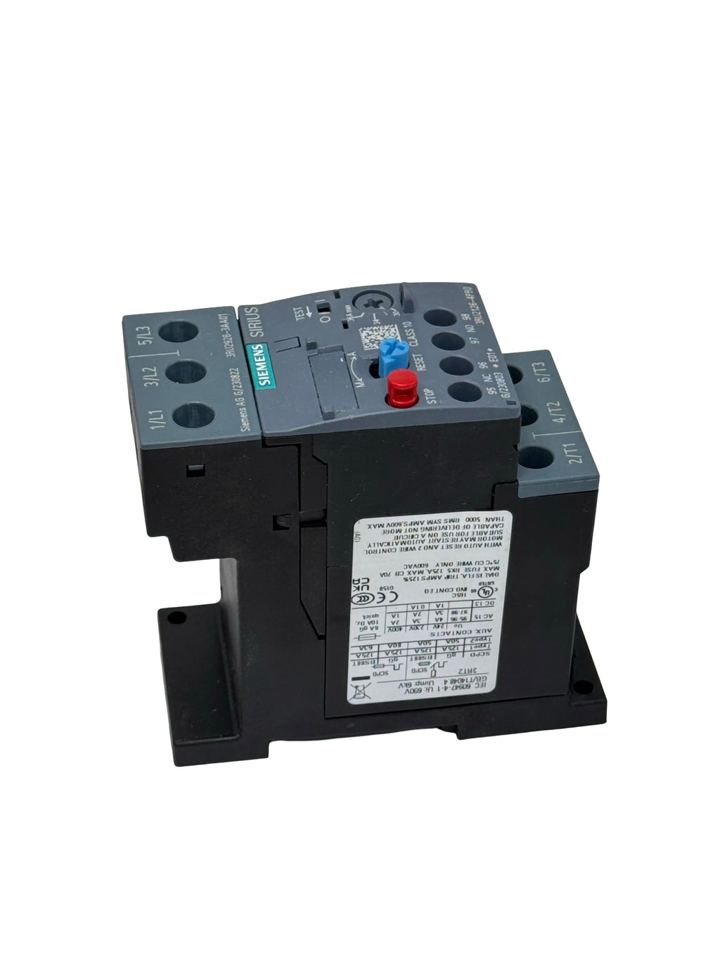 Siemens 3RU2126-4PB0 Motorschutzrelais 4-6,3A SIRIUS Überlastrelais