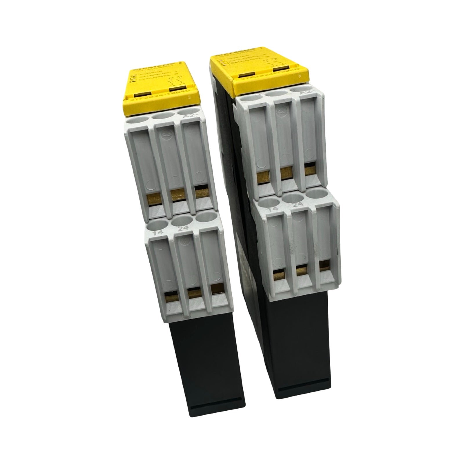 2x Siemens Siguard 3TK2824-1BB40 Sicherheitsrelais 24V DC Not-Aus Relais