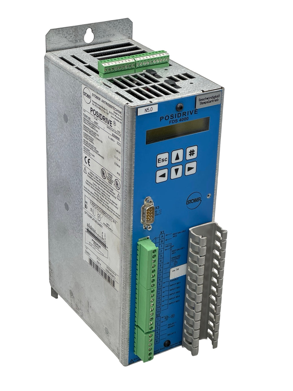 STÖBER POSIDRIVE FDS4014/B Frequenzumrichter 0,75kW 3x400V EA4001