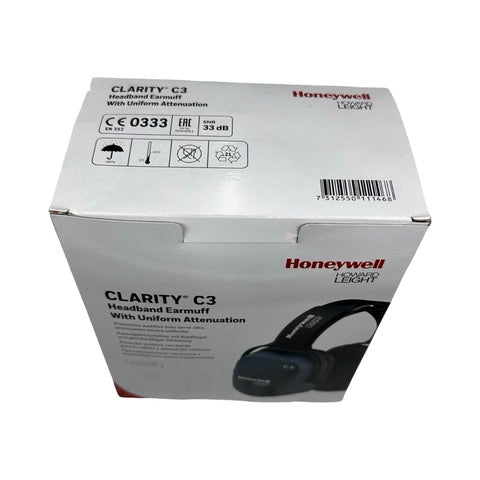 Honeywell Clarity C3 Gehörschutz Kapselgehörschutz SNR 33dB Kopfbügel