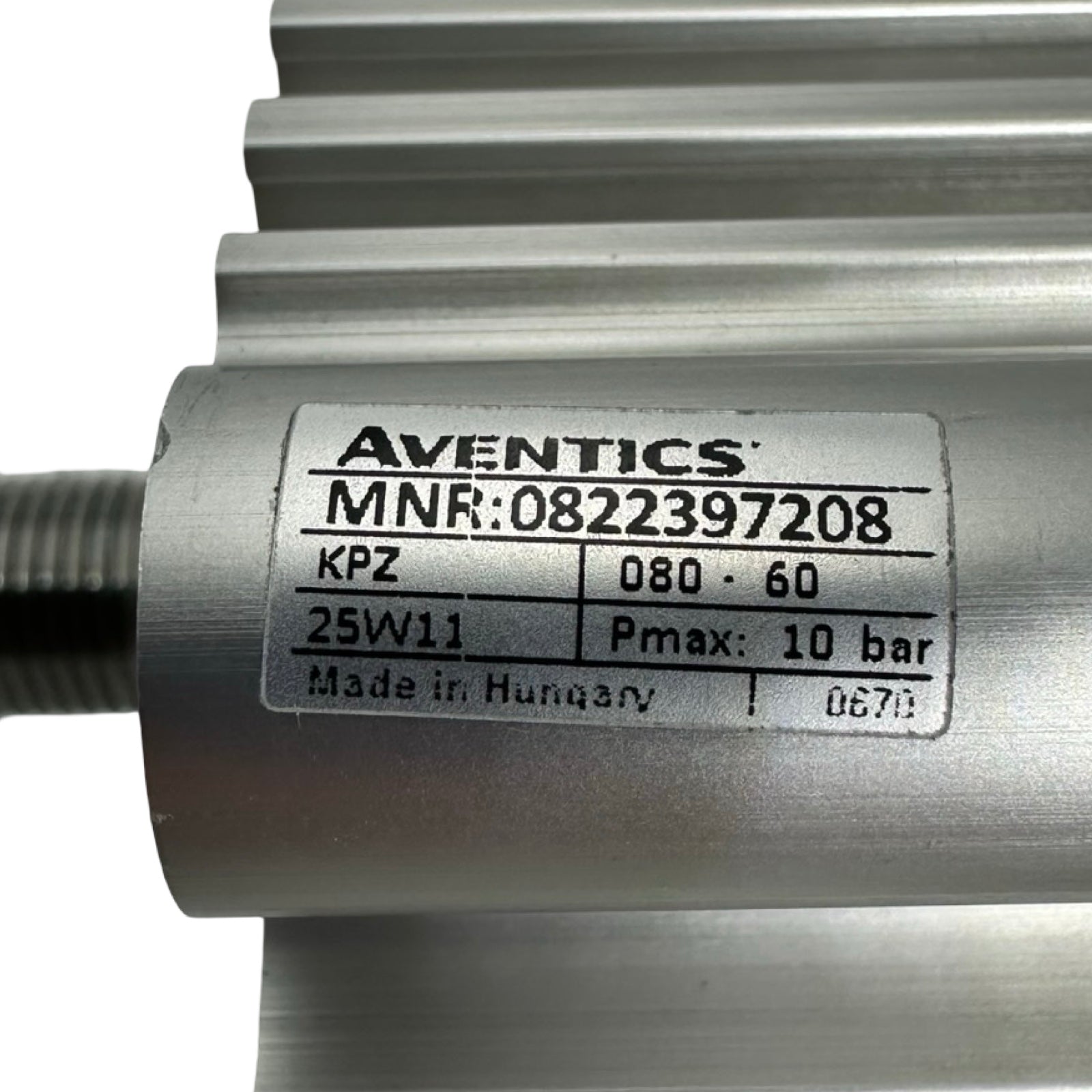 Aventics Pneumatikzylinder 0822397208 KPZ 80/60 ISO Zylinder 10bar