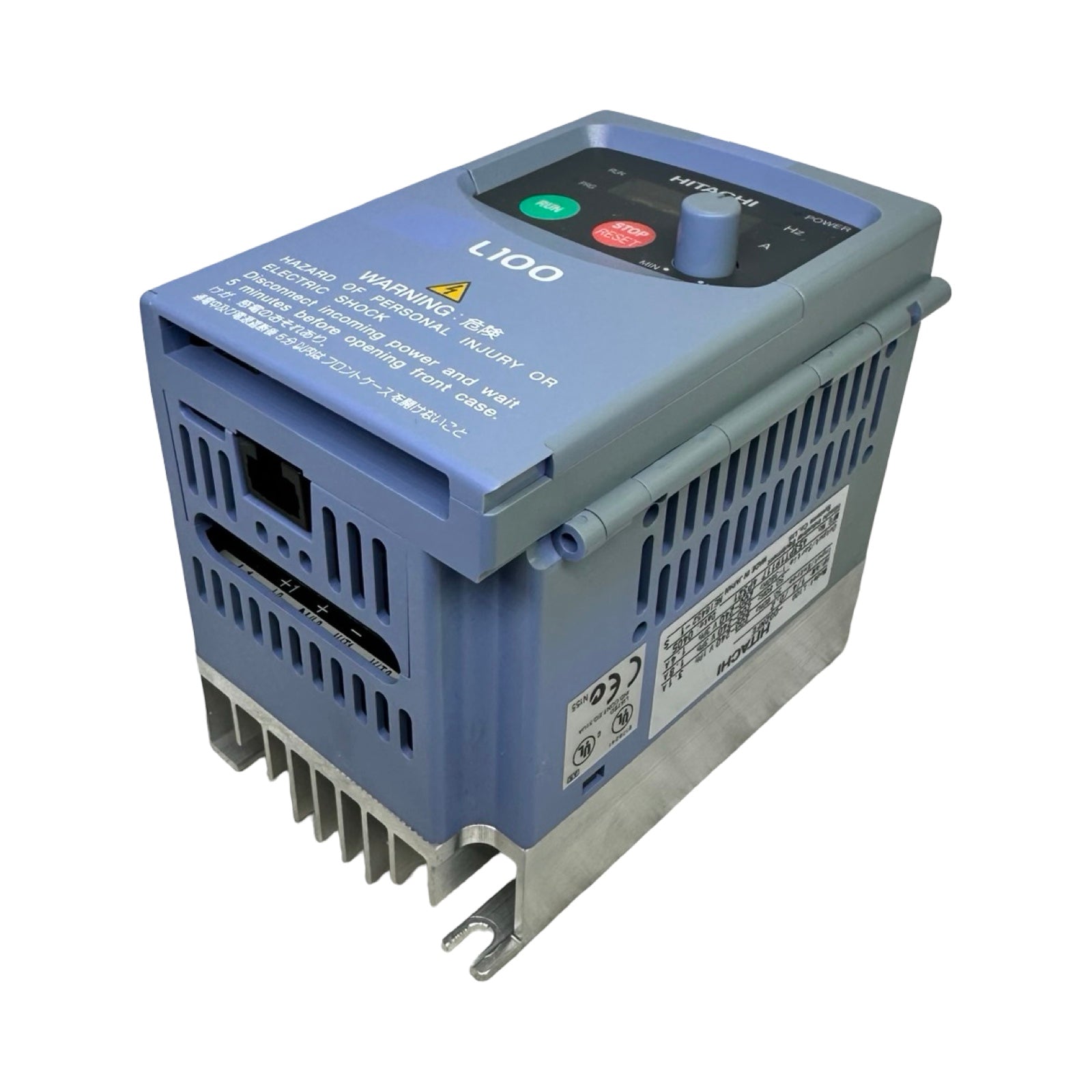 Hitachi L100-002NFE Frequenzumrichter 0,2kW Inverter 200-240V 1-Ph