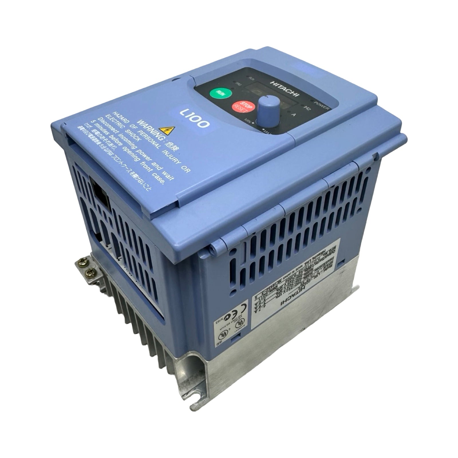 Hitachi L100-005NFE Frequenzumrichter 0,55kW Inverter 200-240V 1~