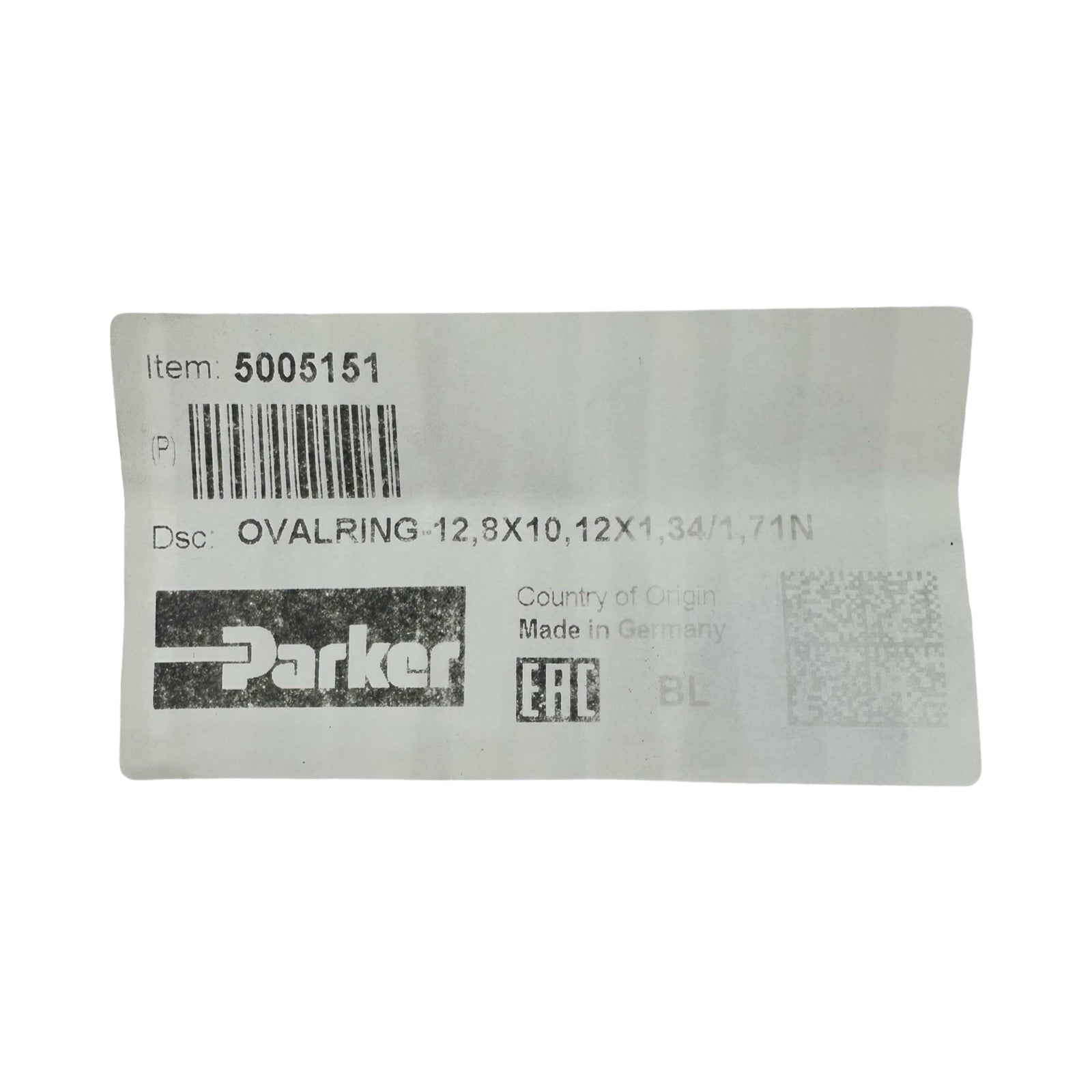 Parker Dichtsatz O-Ring Ovalring 12,8x10,12x1,34 Hydraulik Pneumatik