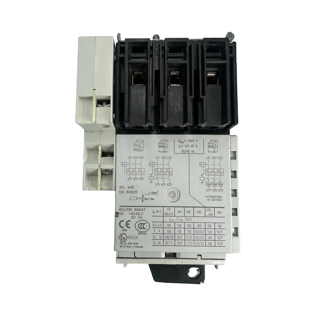 Moeller PKZ2 ZM-32-8 Motorschutzschalter Leistungsschalter 32A + Zubehör