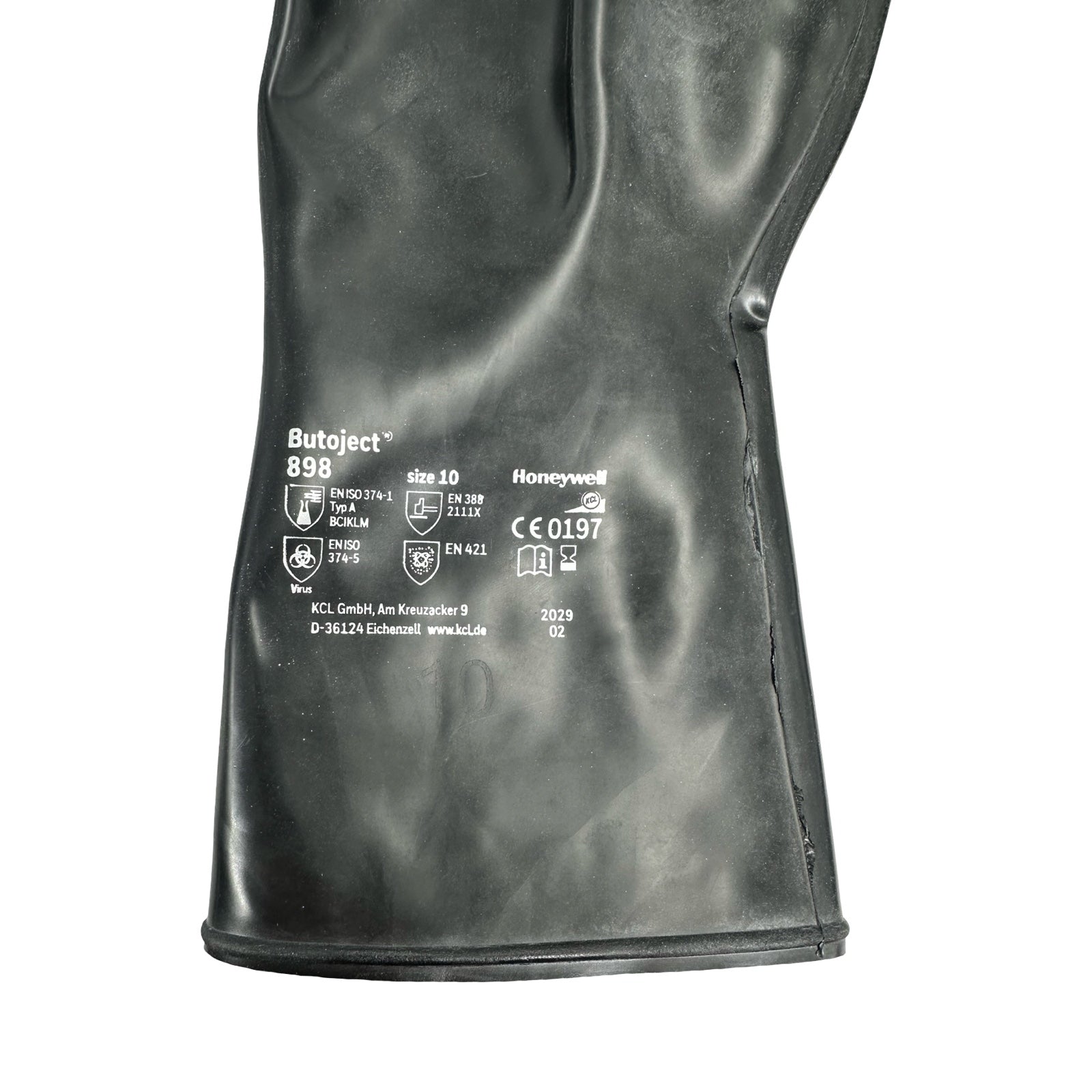 Honeywell Butoject 898 Chemikalienschutzhandschuhe Gr.10 EN374 EN388