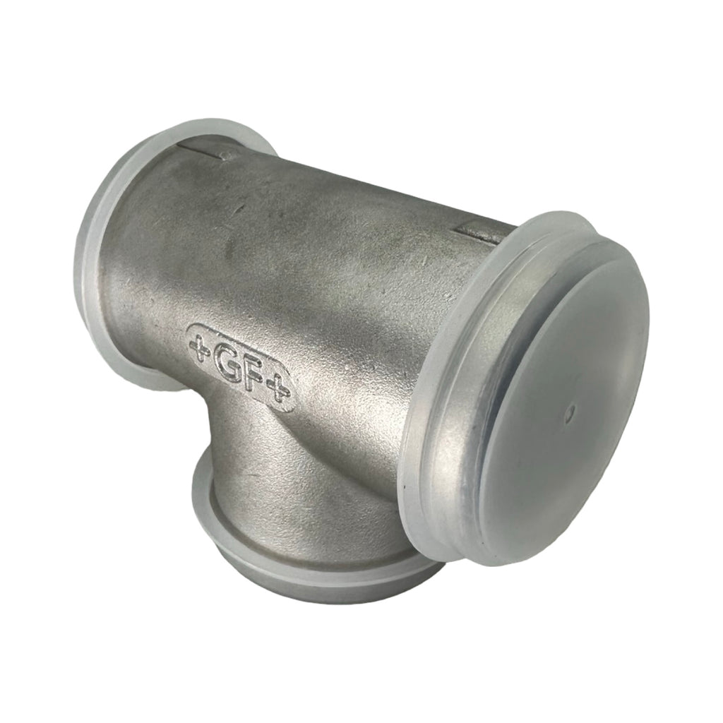 T-Stück Edelstahl 1 1/2 Zoll 316 VA Rohrfitting T-Form DIN 7716