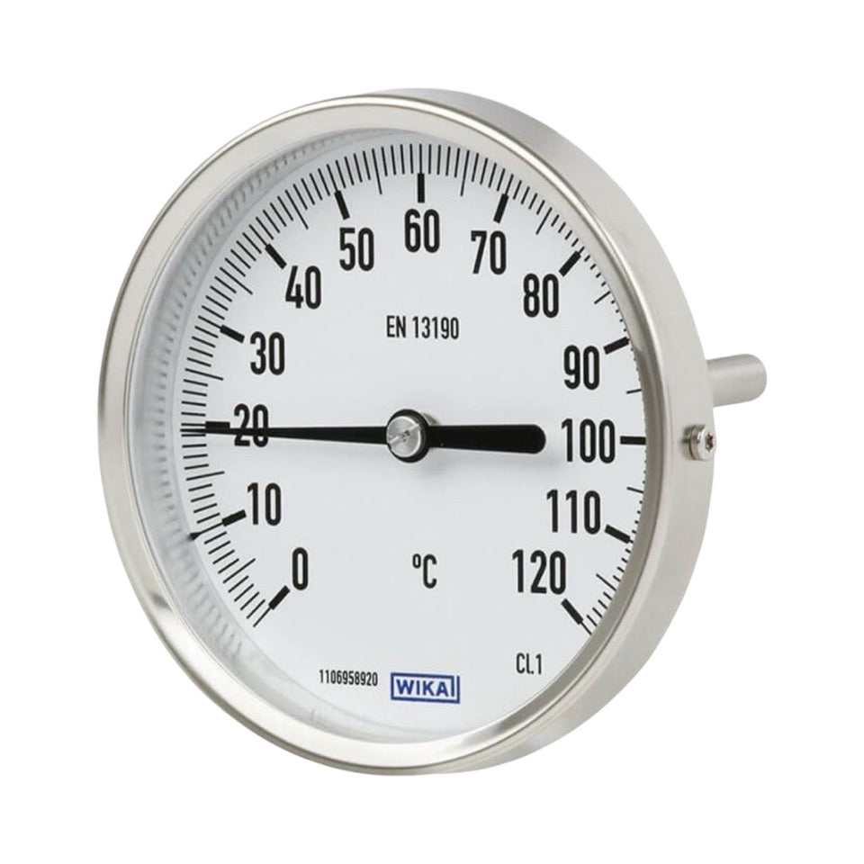 WIKA A52.063 Bimetall Thermometer 0-120°C G1/8B 45x8mm Industrie