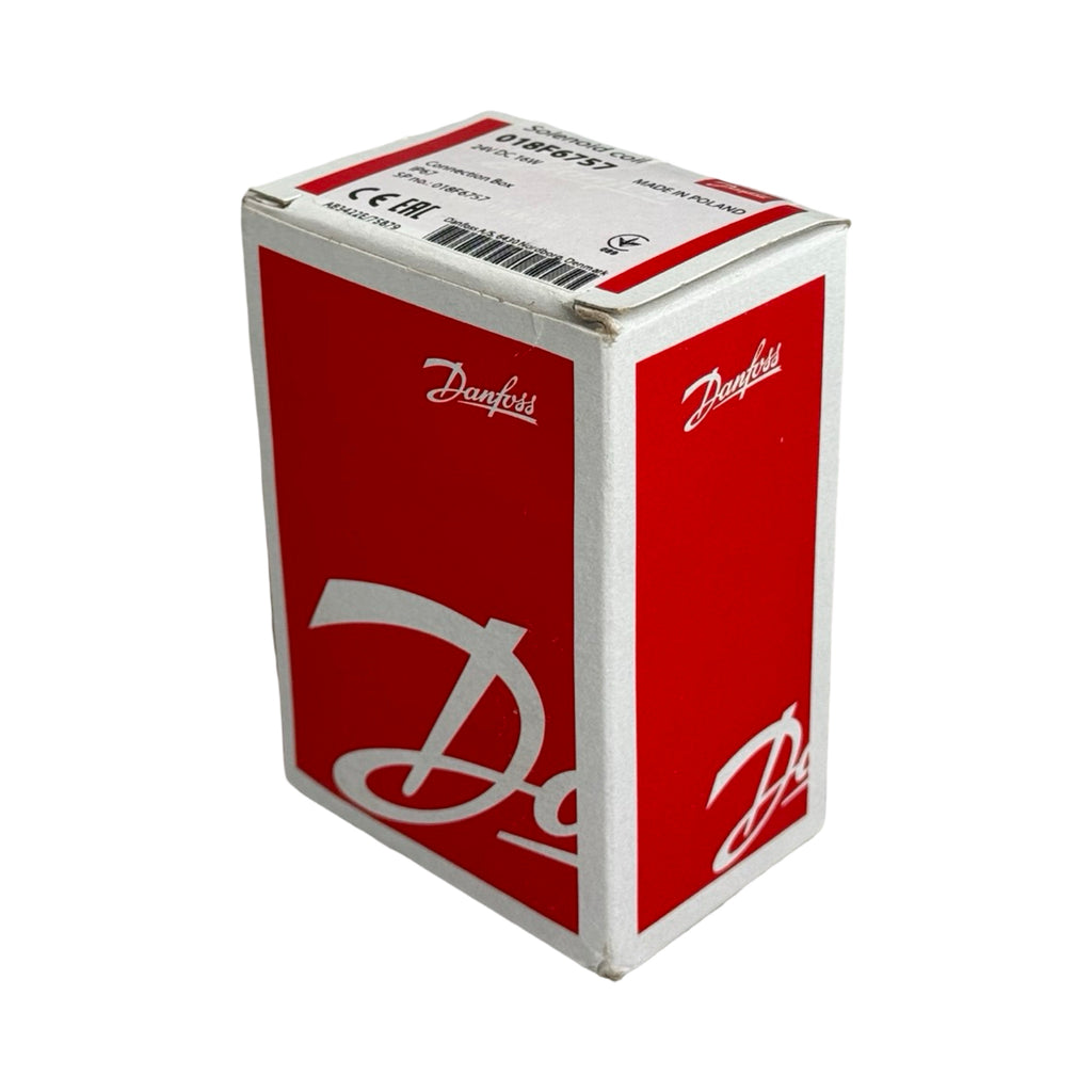 Danfoss Magnetspule 018F6757 BE024DS 24V DC 16W IP67 Anschlussbox