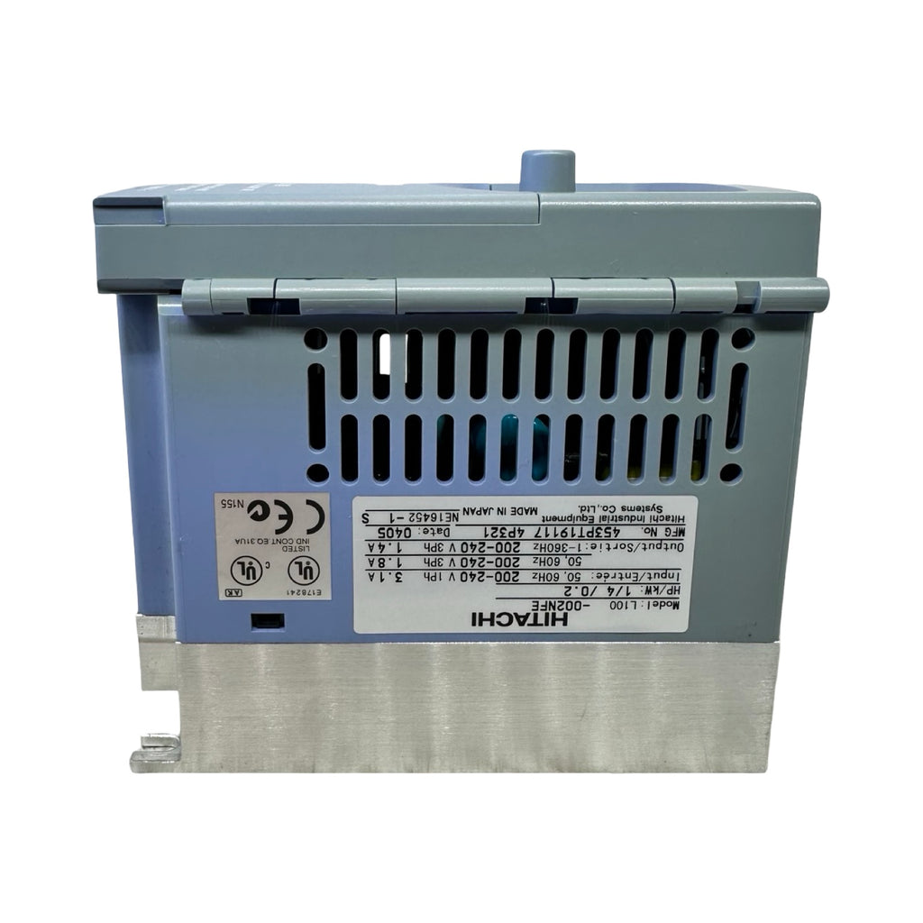 Hitachi L100-002NFE Frequenzumrichter 0,2kW Inverter 200-240V 1-Ph