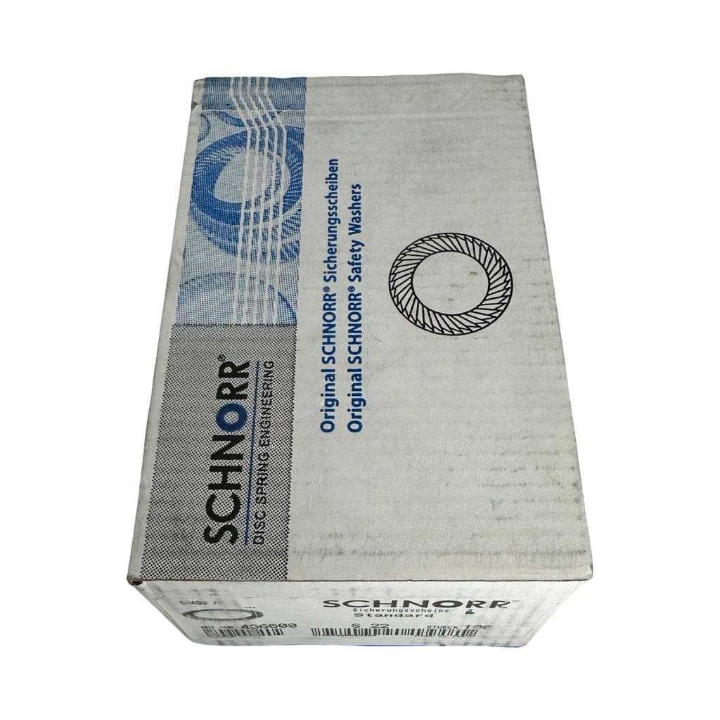 100x Schnorr Sicherungsscheiben S22 436600 Spannscheiben M22