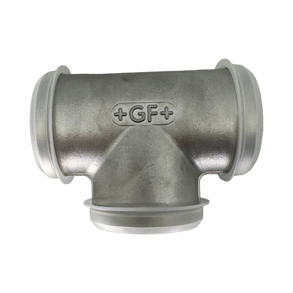 T-Stück Edelstahl 1 1/2 Zoll 316 VA Rohrfitting T-Form DIN 7716