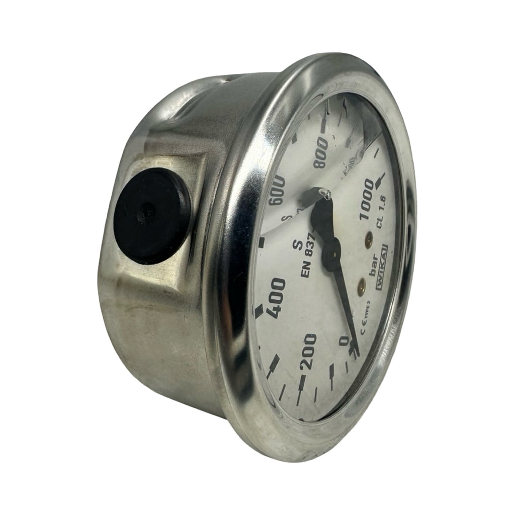 WIKA Manometer 0–1000 bar Ø63mm EN 837-1 Druckmesser Anschluss unten axial