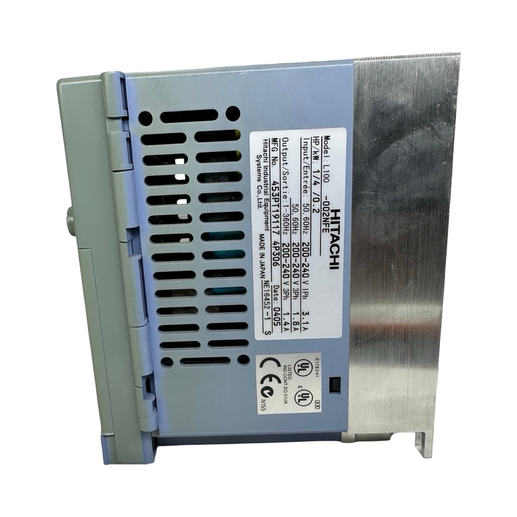 Hitachi L100-002NFE Frequenzumrichter 0,2kW Inverter 200-240V 1~